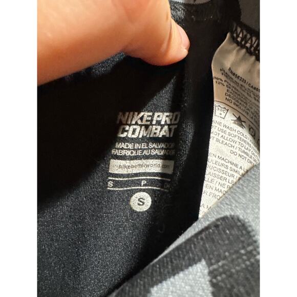 Nike Pro Combat Compression Leggings Mens size small black - Picture 4 of 5